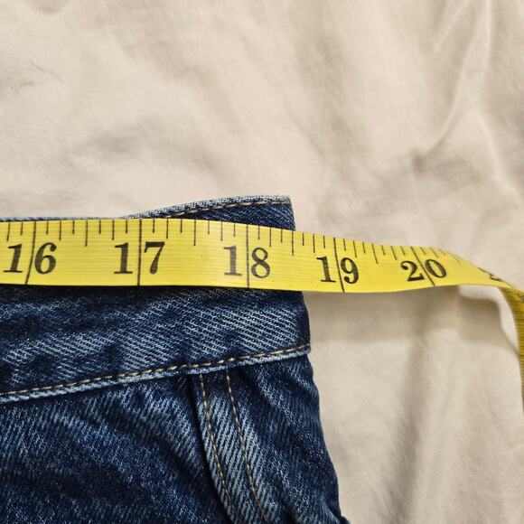 PJL Industries Mens Size 36x33 Pepe Jeans Carpenter Dark Wash Y2K Baggy *read* - Picture 12 of 16